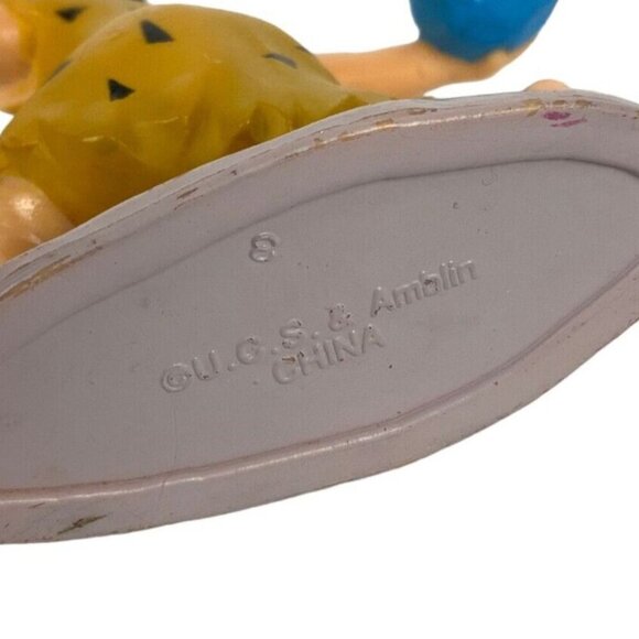 Flintstones Movie Fred Bowling Collectible PVC Toy Figure Hanna Barbera 1994 - Picture 6 of 7